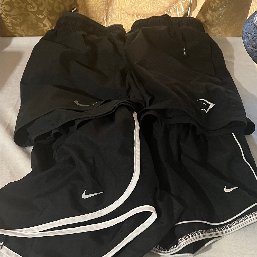Nike  Black and White Sports Shorts bundle